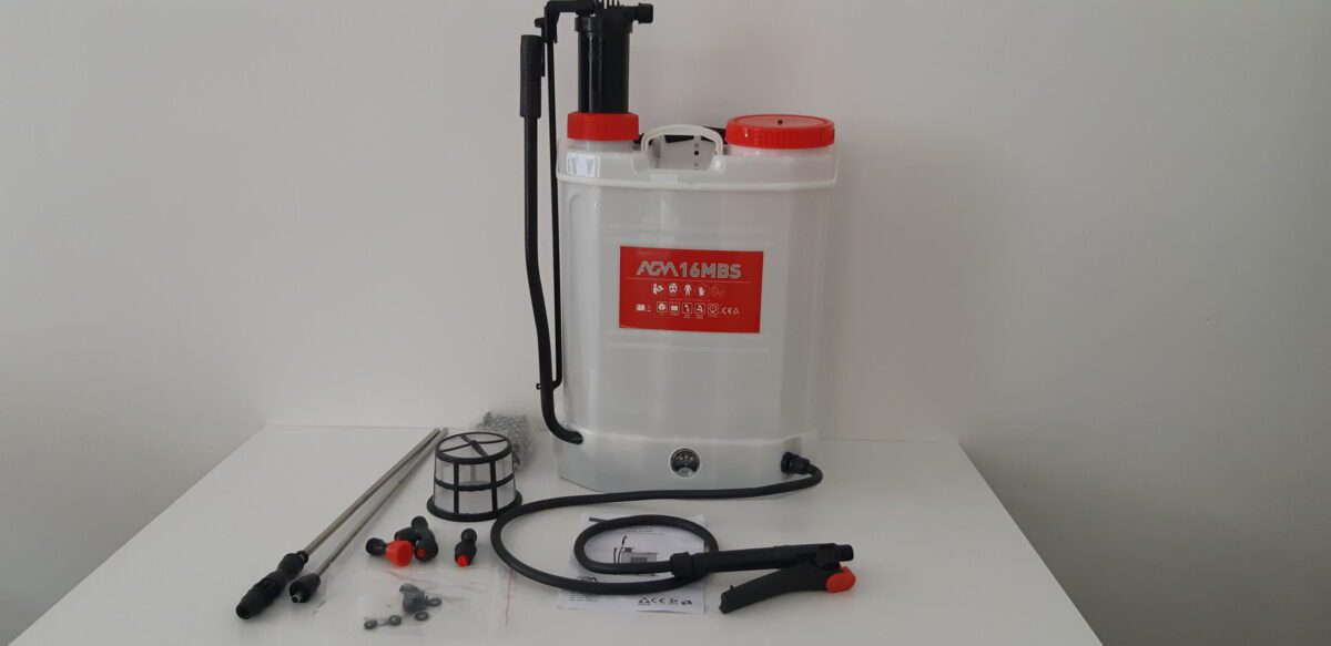 HIT PRSKALICA BATERIJSKA SA RUČNOM PUMPOM  16 ( štedi hemikalije vreme, novac) - Slika 2