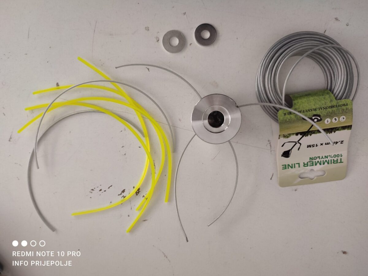 Aluminijumska pauk glava sa čeličnom žicom DMD - Slika 4