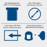 Scheppach mini strug za drvo 400W DM500T - Slika 7