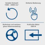 Scheppach stona glodalica 1500W HF60 - Slika 7