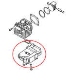 Auspuh motorne testere STIHL 020 MS 200 200T - Slika 2