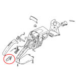 Blokada gasa STIHL 021 026 036 039 044 064 MS 230 460 650 880 THORP - Slika 2