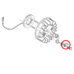 Capa dekle startera Husqvarna 357 359 - Slika 2