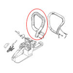 Cevasta ručka STIHL 024 026 MS 240 260 pvc THORP - Slika 2