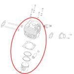 Cilindar sa klipom Kineske testere PN 5200 fi 45 mm THORP - Slika 2