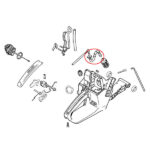 Crevo goriva STIHL MS 381 382 - Slika 2