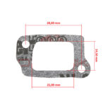 Dihtung grla karburatora B&S 4 KS 270345 - Slika 2