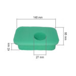 Filter vazduha B&S 4 KS ( 148x95x38 mm ) sunđerasti 270067 - Slika 2