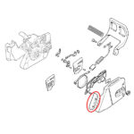 Gumeni odbojnik mača STIHL 024 026 028 029 036 038 044 064 THORP - Slika 2