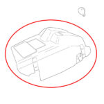Hauba motora Husqvarna 346 353 novi tip Ital - Slika 2