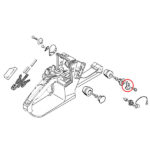 Hvatač lanca STIHL 024 026 028 029 039 MS 341 361 THORP - Slika 2