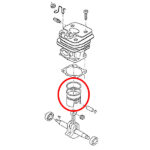 Klip Dolmar 111 115 fi 44 mm bolcna 10 mm AIP - Slika 2