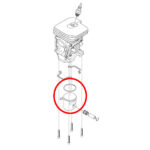 Klip Husqvarna 135 435 440 fi 41 mm bolcna 10 mm THORP - Slika 2