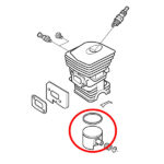 Klip Husqvarna 340 fi 40 mm bolcna 10 mm AIP - Slika 2