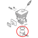 Klip Husqvarna 345 Jonsered 2045 fi 42 mm bolcna 10 mm AIP - Slika 2