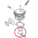 Klip Husqvarna 350 fi 44 mm bolcna 10 mm AIP - Slika 2