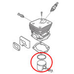 Klip Husqvarna 350 fi 44 mm bolcna 10 mm Meteor - Slika 2