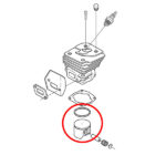 Klip Husqvarna 359 fi 47 mm bolcna 12 mm AIP - Slika 2