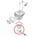 Klip Husqvarna 359 fi 47 mm bolcna 12 mm Hyway - Slika 2