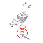 Klip Husqvarna 359 fi 47 mm bolcna 12 mm Meteor - Slika 2