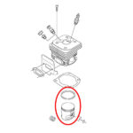 Klip Husqvarna 365 372 X-TORQ fi 50 mm bolcna 12 mm Meteor - Slika 2