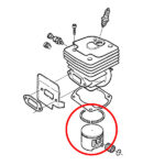 Klip Husqvarna 365 fi 48 mm bolcna 12 mm AIP - Slika 2