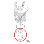 Klip Husqvarna 455 fi 47 mm bolcna 12 mm Meteor - Slika 2
