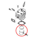 Klip Husqvarna 51 fi 45 mm bolcna 10 mm Meteor - Slika 2