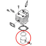 Klip Husqvarna 55 fi 46 mm bolcna 10 mm AIP - Slika 2