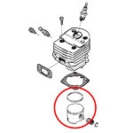 Klip Husqvarna 55 fi 46 mm bolcna 10 mm Hyway - Slika 2