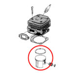 Klip Husqvarna 61 Jonsered 625 630 fi 48 mm bolcna 12 mm otvoren Meteor - Slika 2