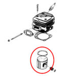 Klip Husqvarna 66 266 268 fi 50 mm bolcna 12 mm otvoren AIP - Slika 2