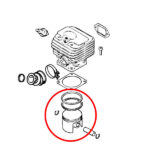 Klip STIHL 038 fi 48 mm bolcna 12 mm SUKOKI - Slika 2