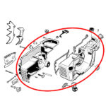 Kućište motora Husqvarna 61 268 272 - Slika 2