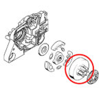 Lančanik THORP W3/8-Z7D STIHL 038 3/8" - Slika 2