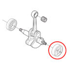 Ležaj sa semeringom Husqvarna 323 325 326 - Slika 2