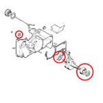 Ležajevi i semerinzi radilice STIHL 064 MS 640 - Slika 2