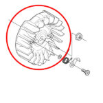 Magnet Husqvarna 445 450 Jonsered 2245 2250 - Slika 2