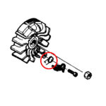 Opruga cape dekle startera Husqvarna 42 246 254 - Slika 2