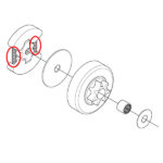 Opruga kvačila Husqvarna 235 235R 240 240R - Slika 2