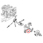 Opruga kvačila STIHL 029 034 039 MS 290 310 340 390 - Slika 2