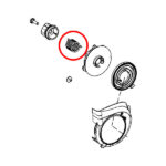 Opruga ublaživač Husqvarna 137 142 - Slika 2