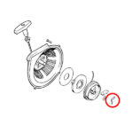 Osigurač cape dekle startera STIHL 070 MS 640 661 880 dvokraki - Slika 2