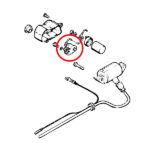 Platine STIHL 041 045 051 070 08 SG17 Husqvarna 65 77 sa kablom - Slika 2