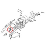 Poluga gasa STIHL 021 023 025 MS 210 230 250 - Slika 2
