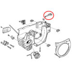 Poluga sauga Husqvarna 136 137 141 142 - Slika 2