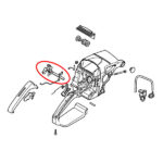 Poluga sauga STIHL 029 030 031 039 MS 290 310 390 - Slika 2