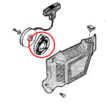 Povratna opruga Husqvarna 36 40 41 51 55 136 141 240R 245R THORP - Slika 2