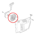 Povratna opruga Husqvarna 365 372 - Slika 2