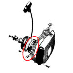 Povratna opruga Husqvarna 380 480 - Slika 2